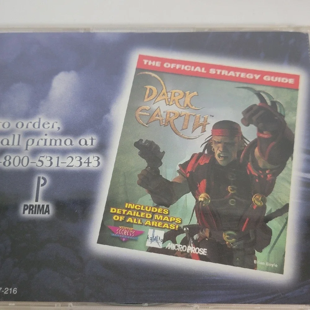 Dark‎ Earth | PC Game | No Box | Includes Manual | Kalisto Interactive READ